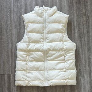 White Puffer Vest
